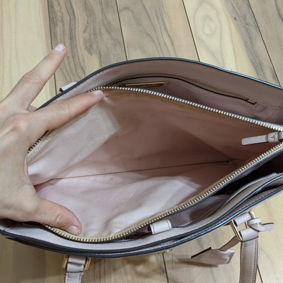 Tory Burch Robinson Tote Bag Pink Leather Beautiful! - Picture 6 of 15